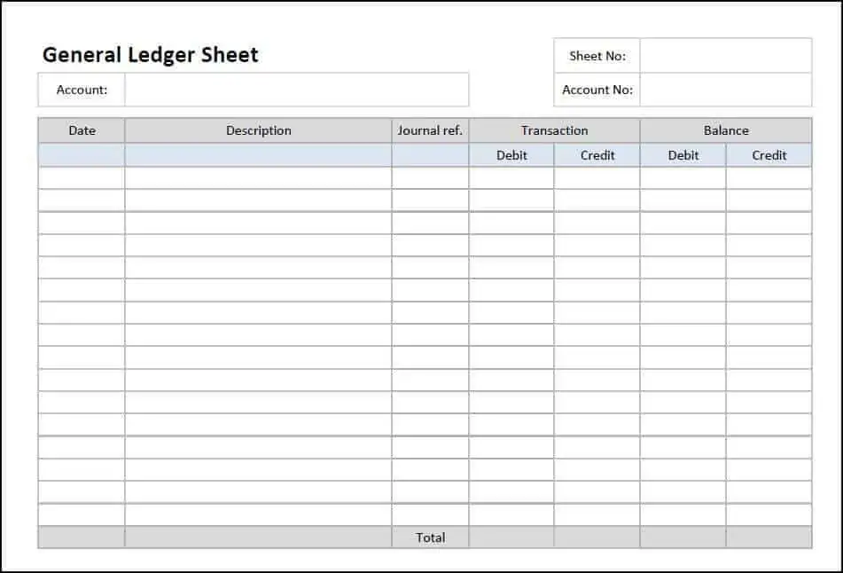 general ledger template 444