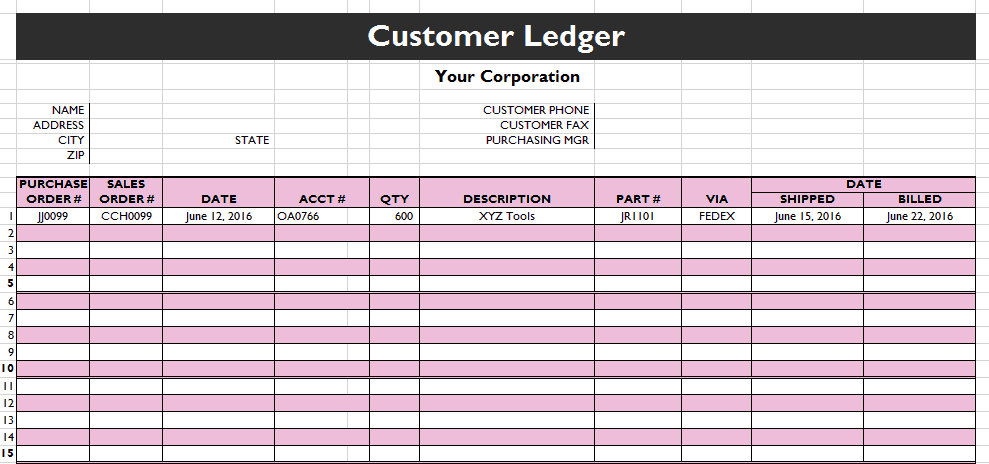 general ledger template 888