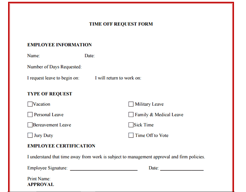 How to write application for vacation leave