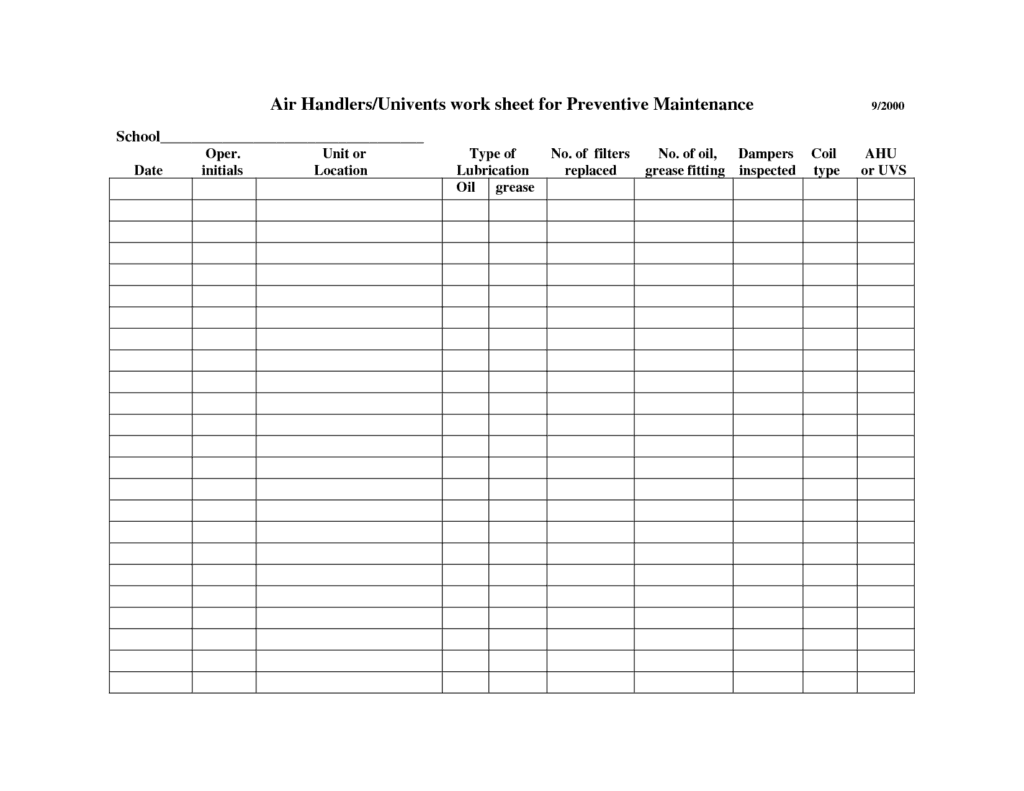 7-facility-maintenance-checklist-templates-excel-templates