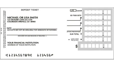 deposit slip template 333