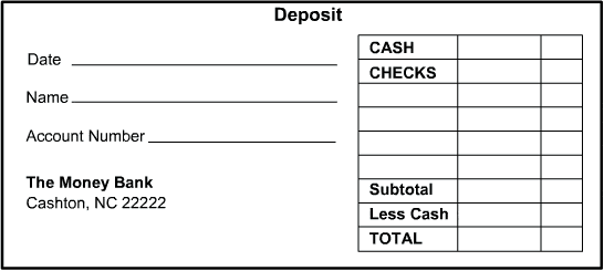 deposit slip template 555