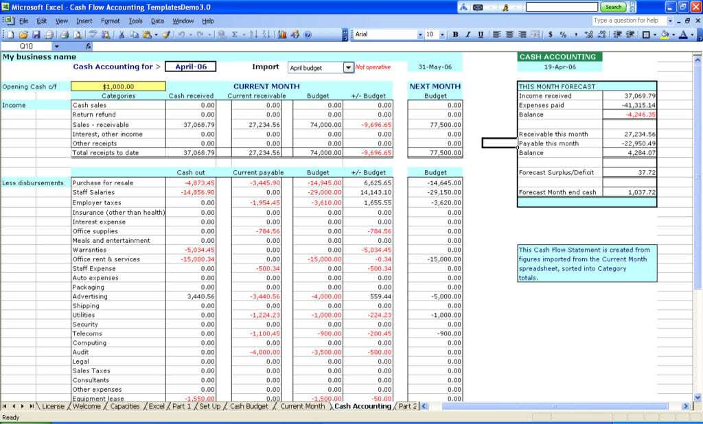 excel bookkeeping template 555