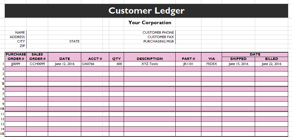 Payment Ledger Template from www.getexceltemplates.com