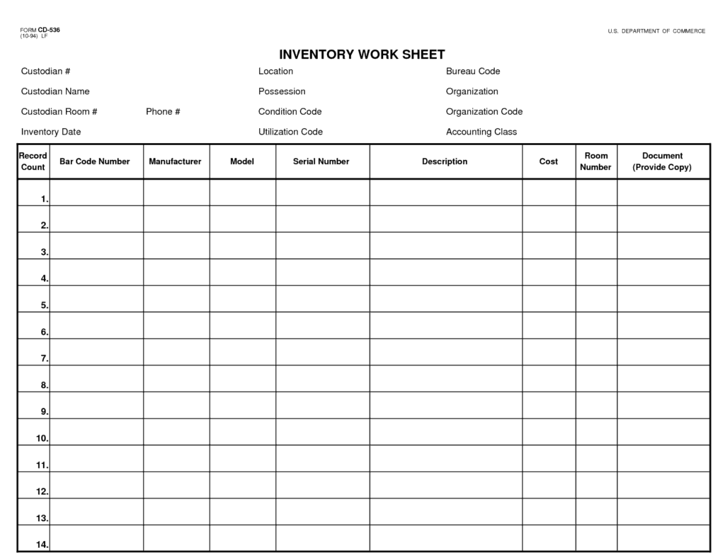 18+ Inventory Spreadsheet Templates Excel Templates