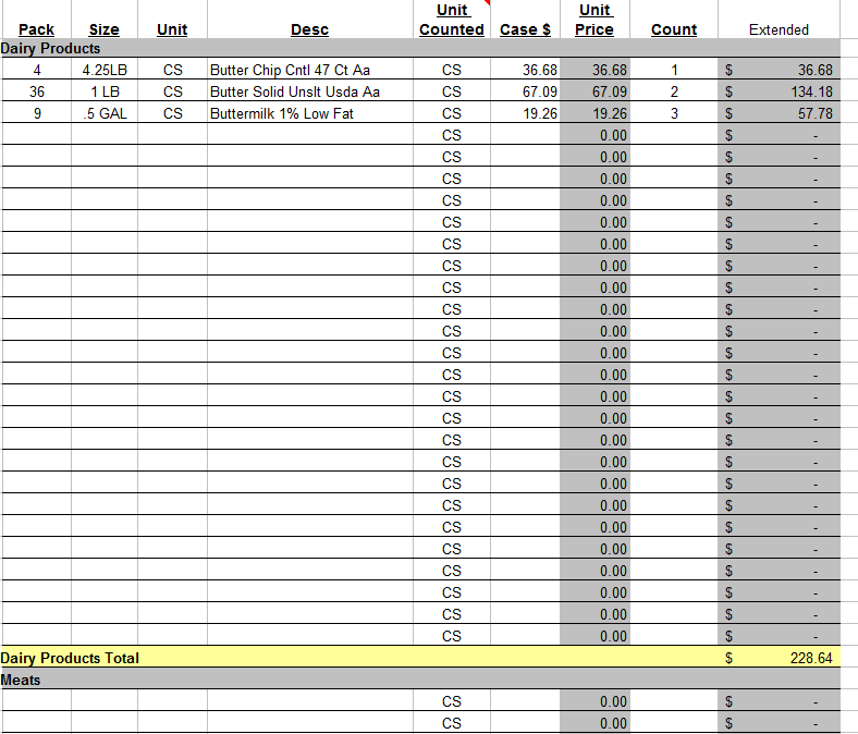 inventory spreadsheet templates 111