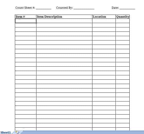 inventory spreadsheet templates 333