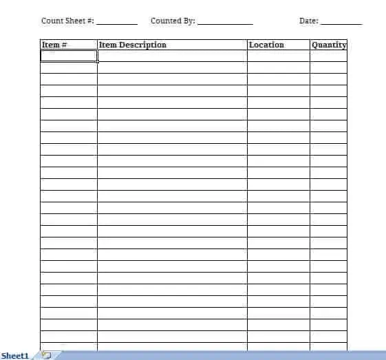 18 Inventory Spreadsheet Templates Excel Templates