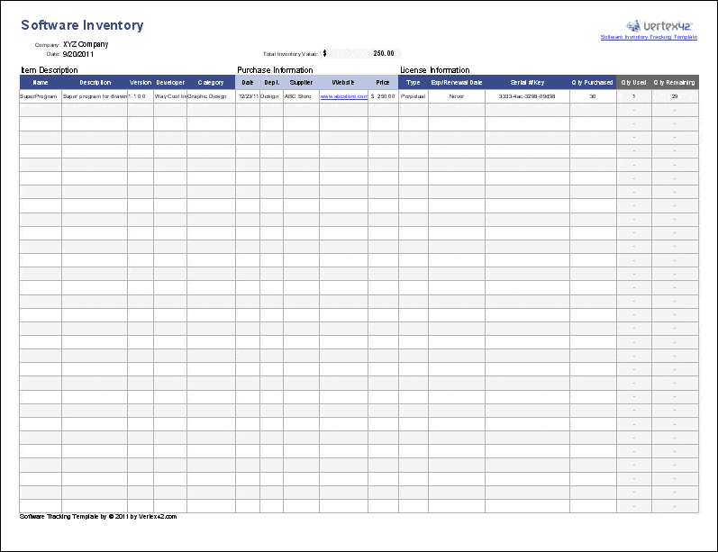 inventory tracking template 111