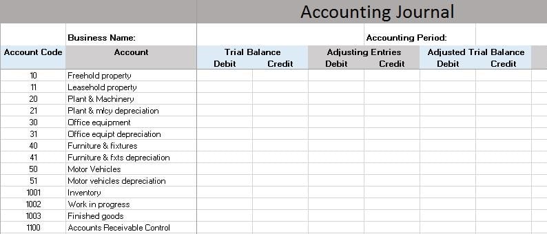 accounting excel template 59841