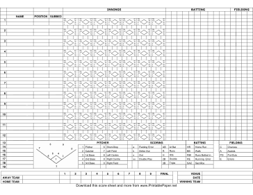 baseball scorecard 44