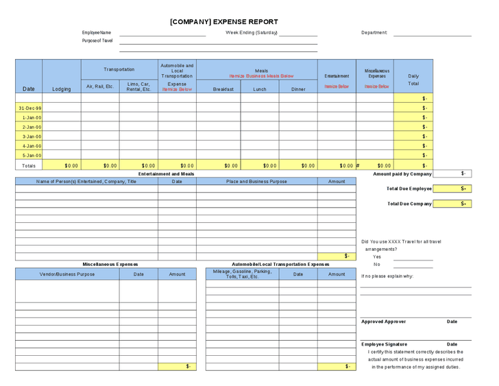 expense report 84541