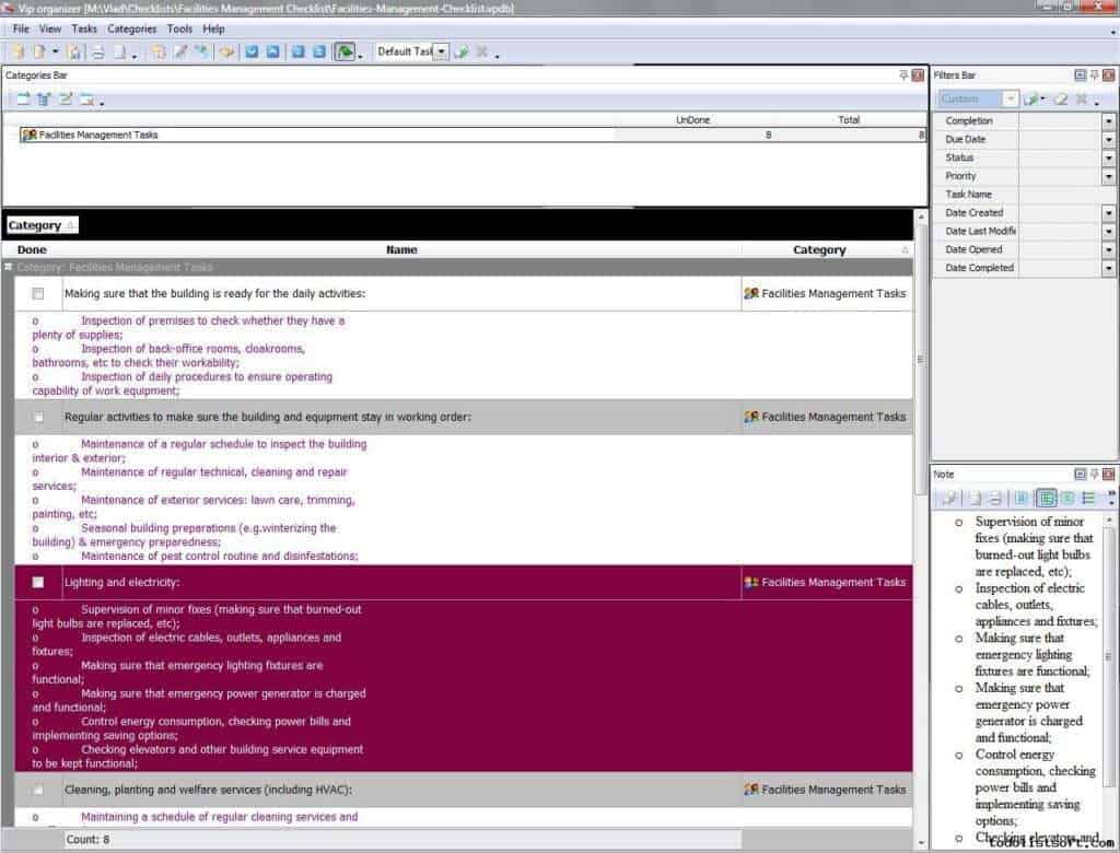 7+ Facility Maintenance Checklist Templates - Excel Templates