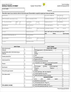 personal financial statement template 8961