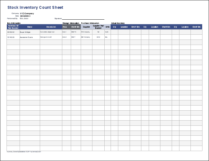 stock management template 888