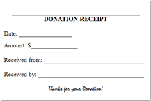 9+ Tax Donation Receipt Templates - Excel Templates