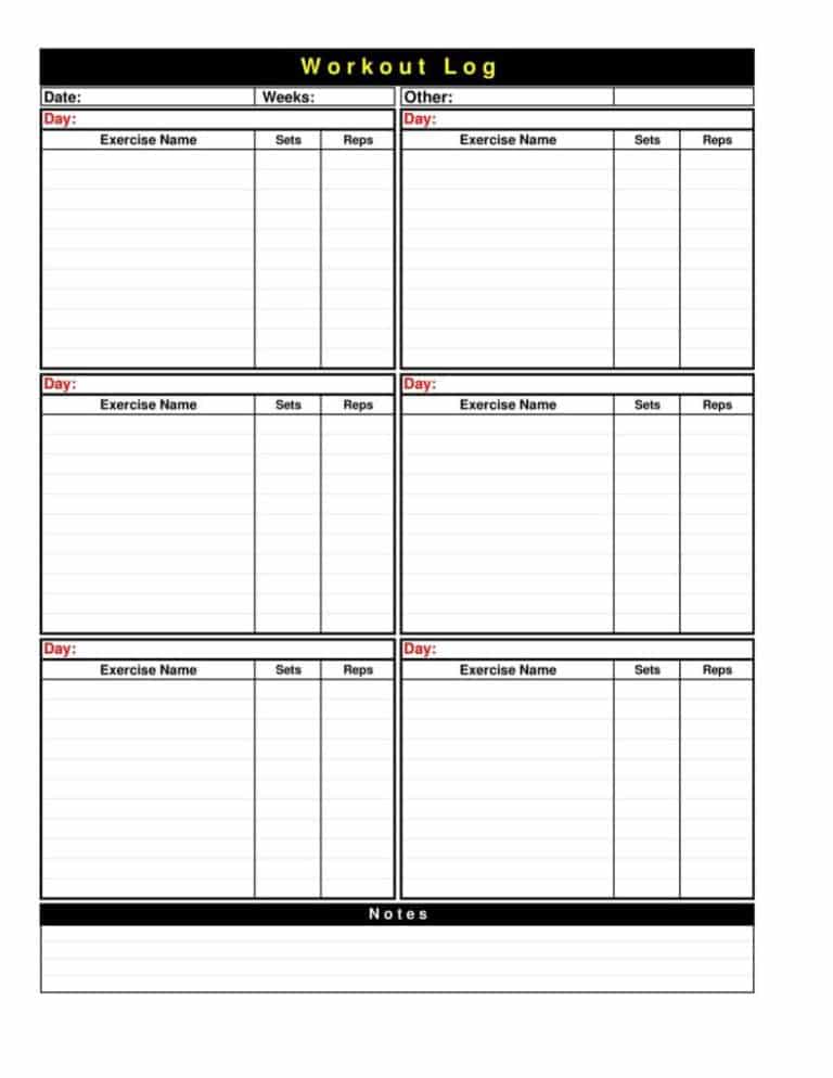 13+ Free Fitness Calendar Templates Excel Templates