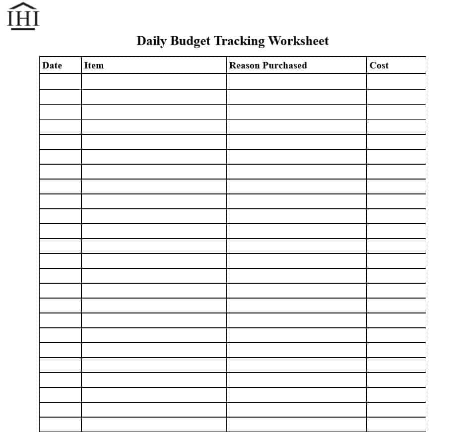 daily worksheet in excel
