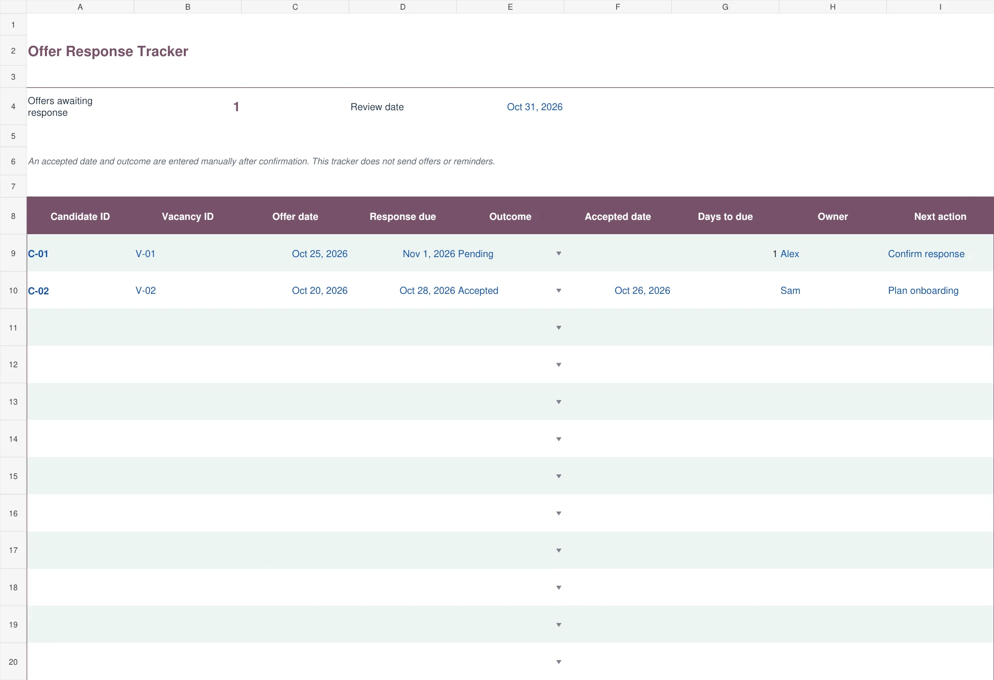 5 Recruitment Tracker Excel Templates for Small Teams